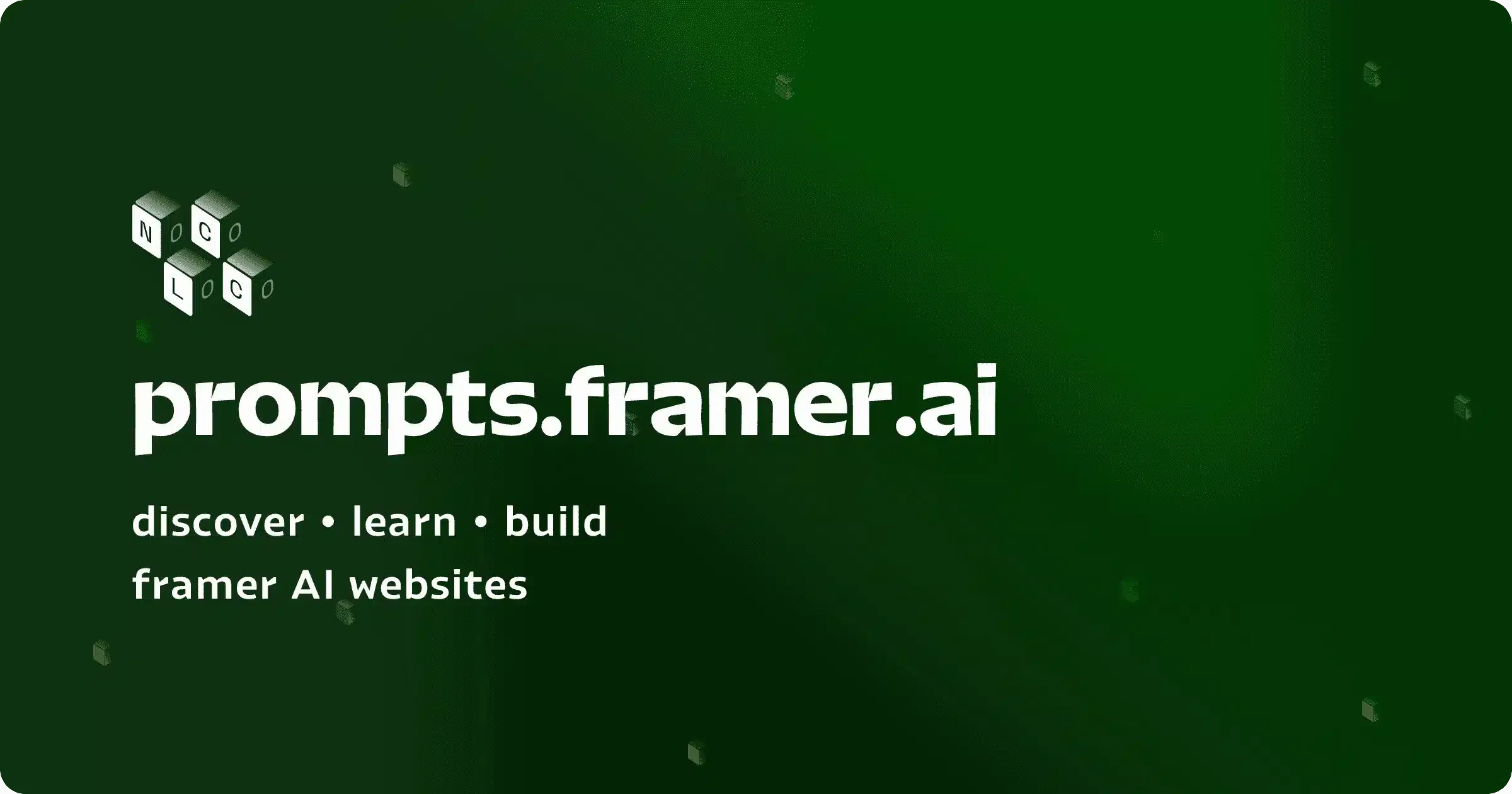 Nocoloco’s prompts.framer.ai collection